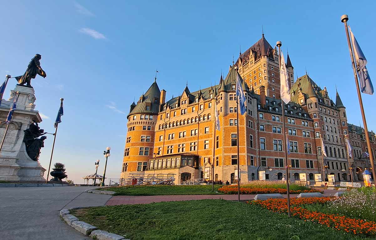 Fairmont Le Chateau Frontenac hotel Old Quebec City