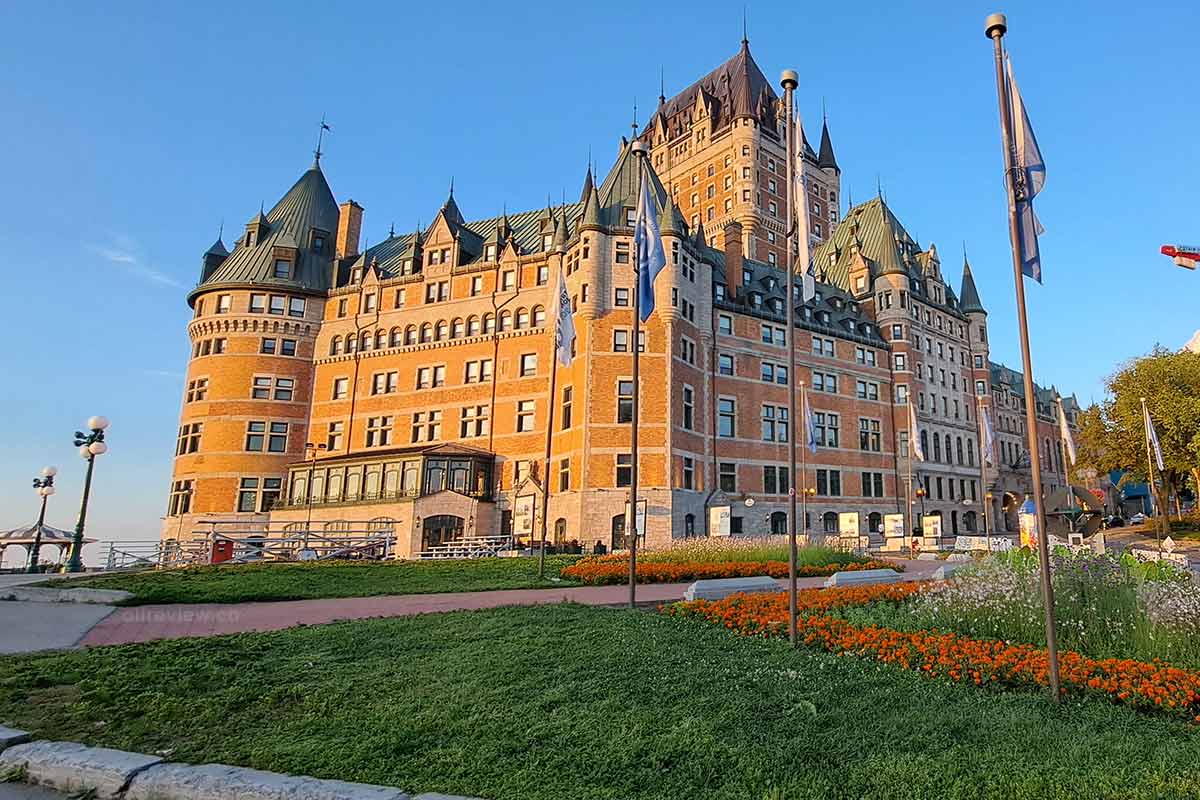 Fairmont Le Chateau Frontenac hotel Old Quebec City