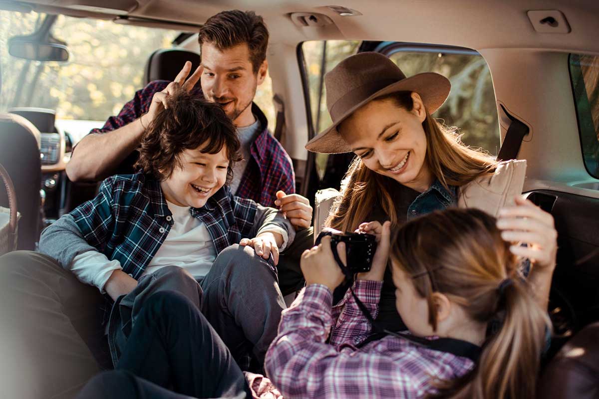 Canadian family going for road trips from Toronto