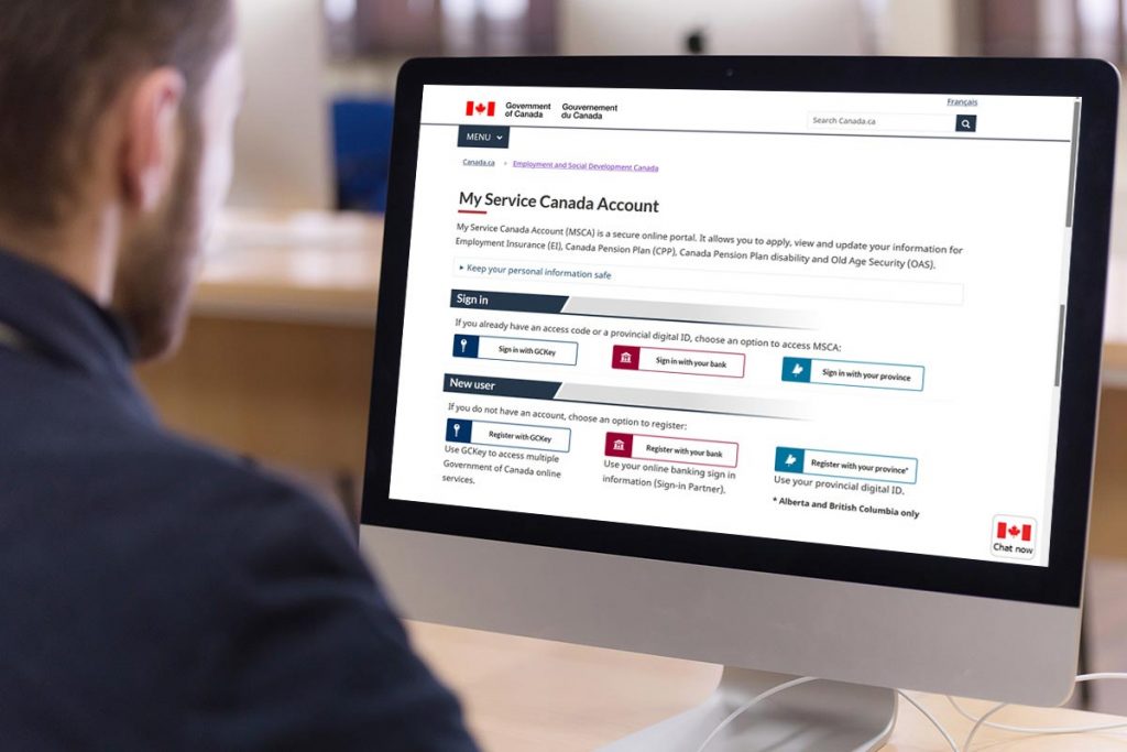 Registering My Service Canada Account Online