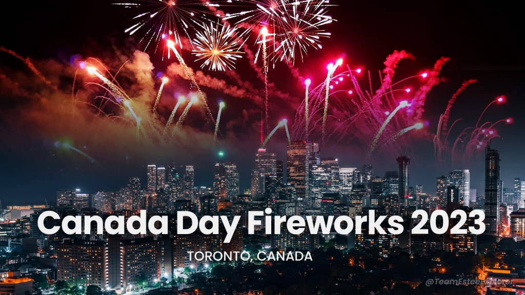 Toronto Canada Day Fireworks 2023