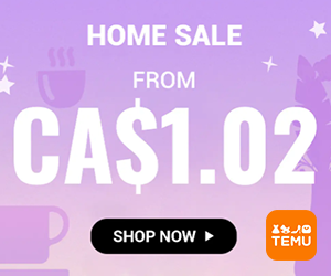 Temu Canada Home Promo Sale