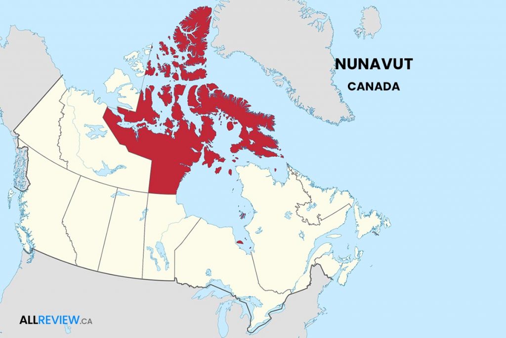 Nunavut Stat Holidays and Map