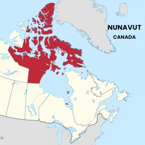 Nunavut Stat Holidays and Map