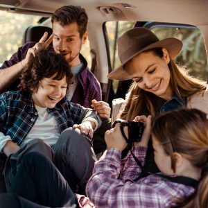 Canadian family going for road trips from Toronto