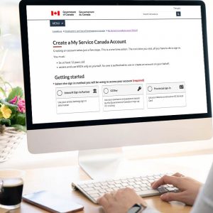 Registering My Service Canada Account Online