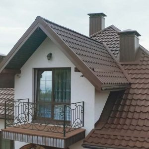 Corrugated Metal Roof and Metal Roofing on a House