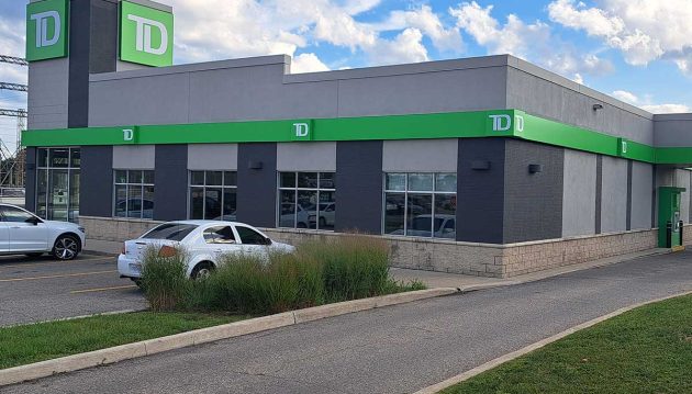 TD Bank Branch in Applewood Mississauga Canada