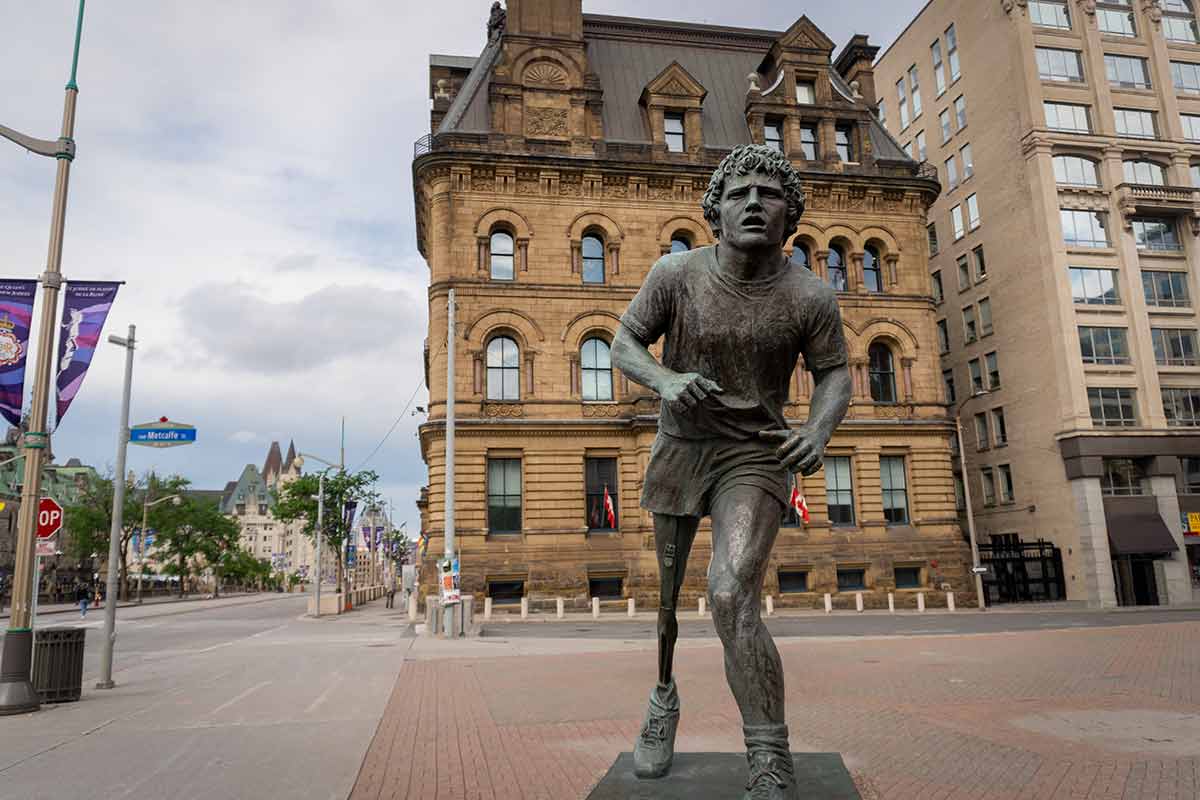 Terry Fox Statue - A Famous Canadian Personality